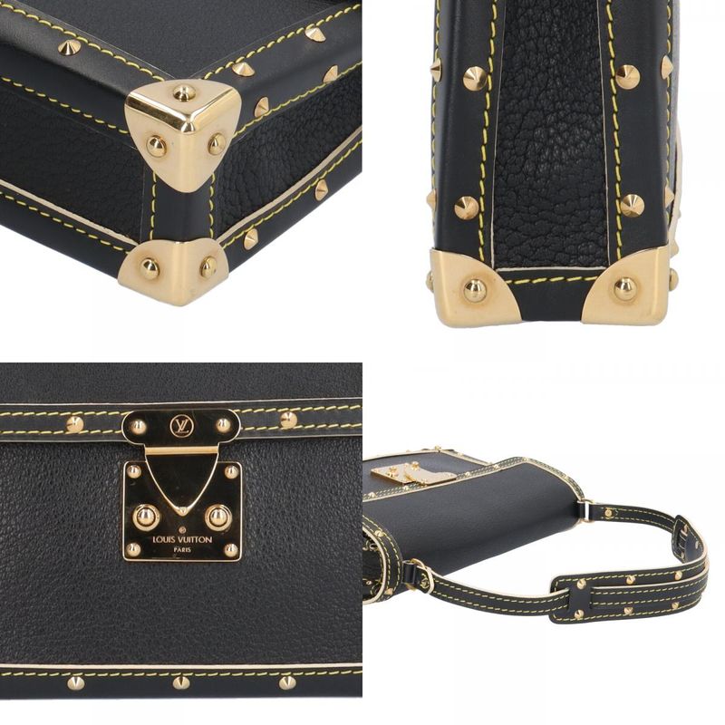 Louis Vuitton Emblemable Suhari Shoulder Bag Leather M92847 Black Women Louis