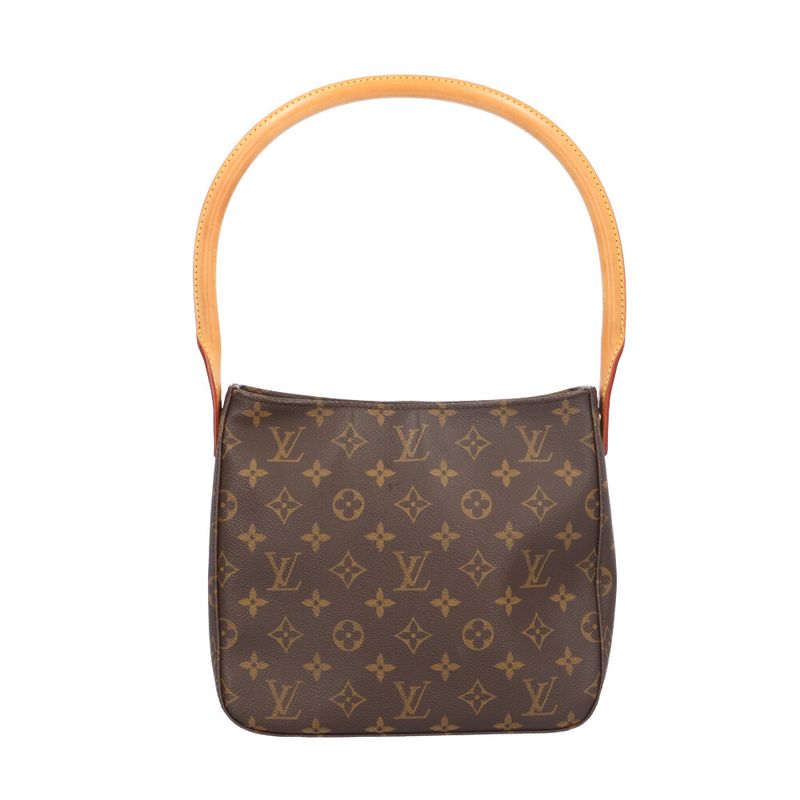 Louis Vuitton Looping MM Monogram Shoulder Bag Monogram Canvas M51146 Brown