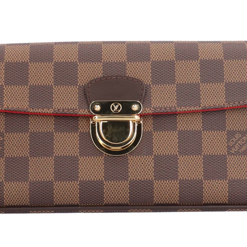 Louis Vuitton Ravelo PM Damier Shoulder Bag Damier Canvas N60007 Brown Ladies