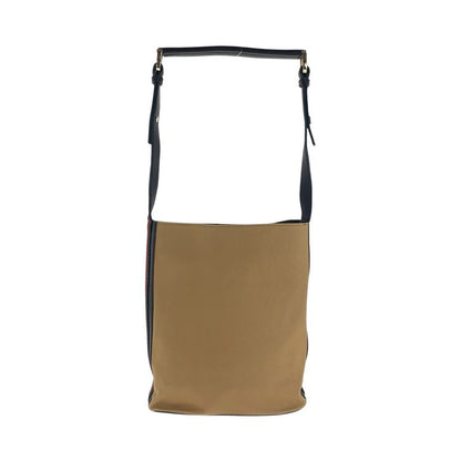 Gucci Sherry Line Beige Black Gold Hardware Canvas Leather 001 4286 Shoulder