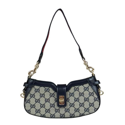 Gucci Moonside Mini Shoulder GG Canvas Shoulder Bag GG Canvas 786015 Navy