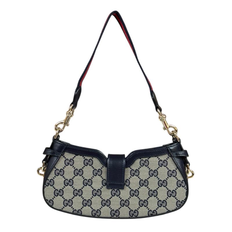 Gucci Moonside Mini Shoulder GG Canvas Shoulder Bag GG Canvas 786015 Navy