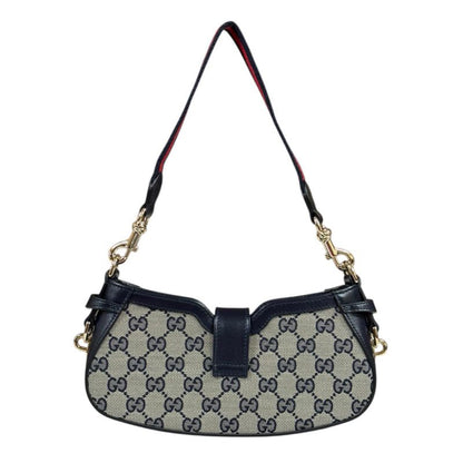 Gucci Moonside Mini Shoulder GG Canvas Shoulder Bag GG Canvas 786015 Navy