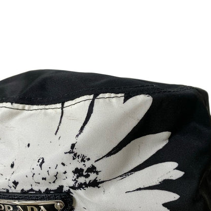 Prada Hat M Artwork Bucket Hat Black and White