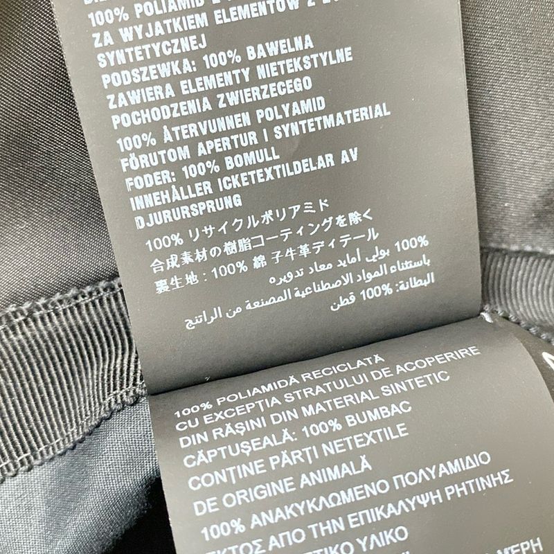 Prada Hat M Artwork Bucket Hat Black and White