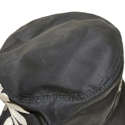 Prada Hat M Artwork Bucket Hat Black and White
