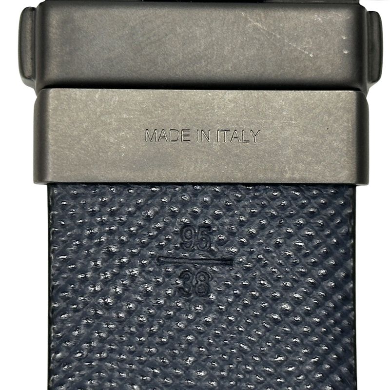 Prada Belt Men's Brand Saffiano Black Navy Size 95 38 Reversible Simple Suit