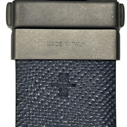 Prada Belt Men's Brand Saffiano Black Navy Size 95 38 Reversible Simple Suit