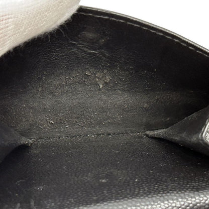 Saint Laurent Wallet Men's Brand Bifold Wallet Leather Black Simple Monochrome