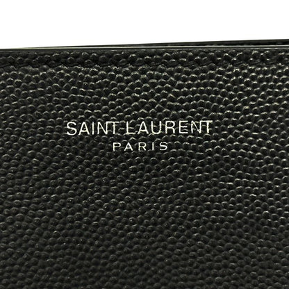 Saint Laurent Wallet Men's Brand Bifold Wallet Leather Black Simple Monochrome