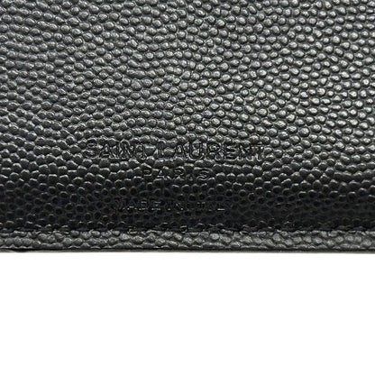 Saint Laurent Wallet Men's Brand Bifold Wallet Leather Black Simple Monochrome
