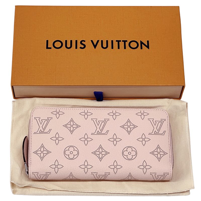 Louis Vuitton Wallet Monogram Mahina Ladies Branded Long Wallet Zippy Wallet