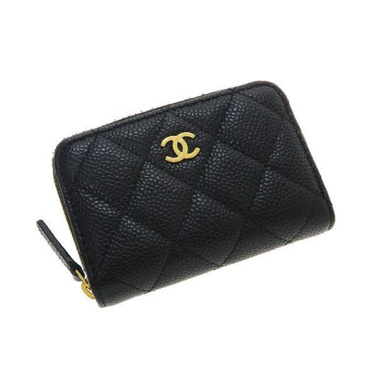 Chanel Caviar Matelasse Coin Case