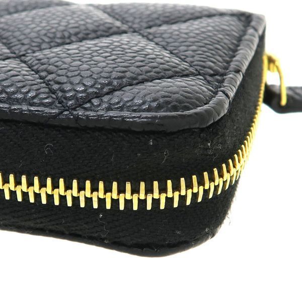 Chanel Caviar Matelasse Coin Case