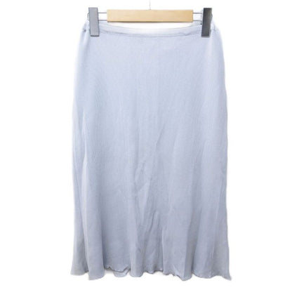 Fendi Maglia With Tags Knit Long Skirt Rayon 40 Approx M Gray Ibo84 1122