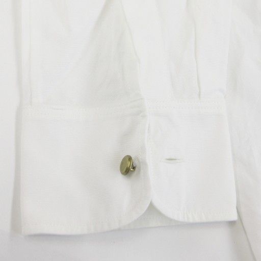 Balenciaga 2015 Alexander Wang Period Tunic Shirt Blouse No Collar Decorated