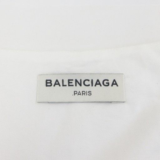 Balenciaga 2015 Alexander Wang Period Tunic Shirt Blouse No Collar Decorated