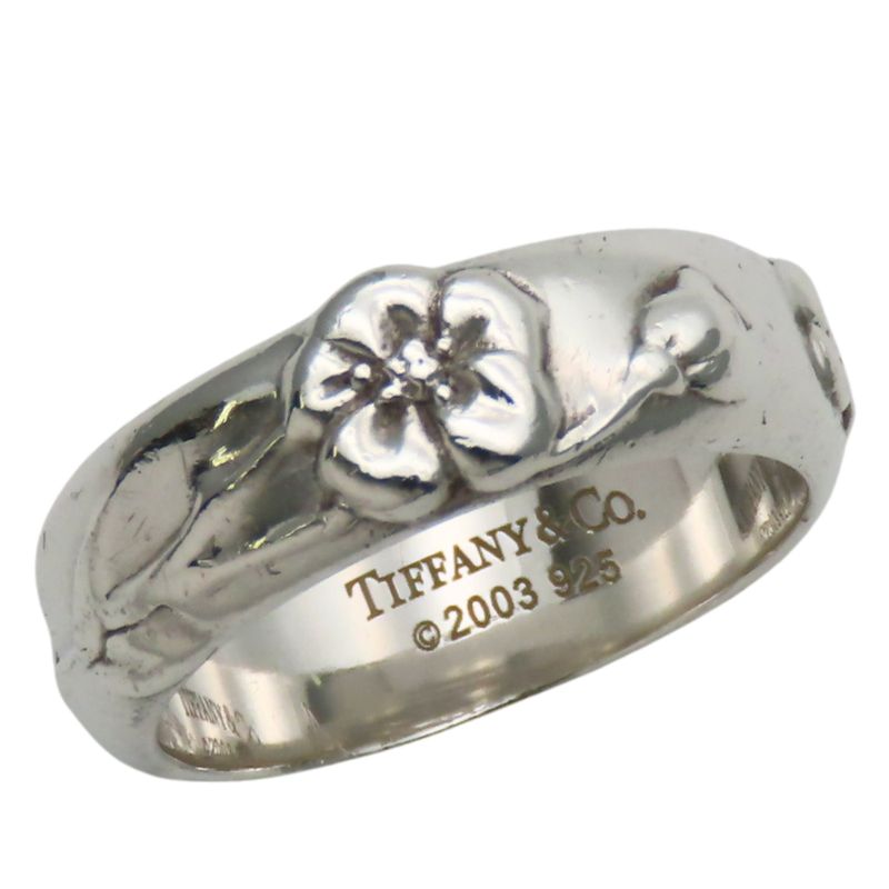 Tiffany & Co Ring - Flower 925 Silver Approx 5.1g Silver Accessories for Women