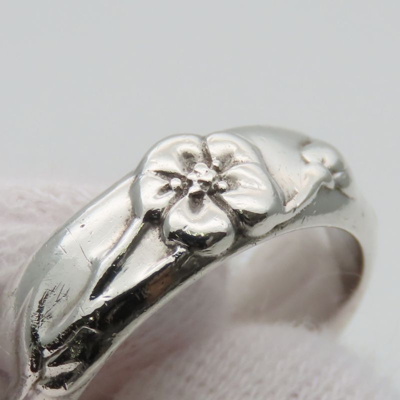 Tiffany & Co Ring - Flower 925 Silver Approx 5.1g Silver Accessories for Women