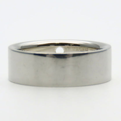 Tiffany & Co Ring / Ring Keyhole Ny 925 Silver with Diamonds Approx 4.8g Silver