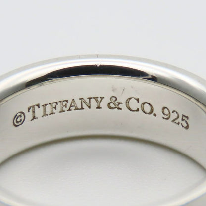 Tiffany & Co Ring / Ring Keyhole Ny 925 Silver with Diamonds Approx 4.8g Silver