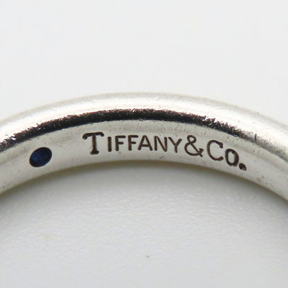 Tiffany & Co Ring ・ Ring Stacking Band 925 Silver Sapphire Approx 2.6g Silver