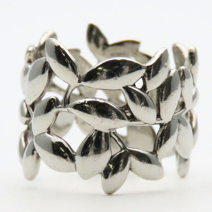 Tiffany & Co Ring - Olive Leaf 925 Silver Approx 4.9g Silver Paloma Picasso