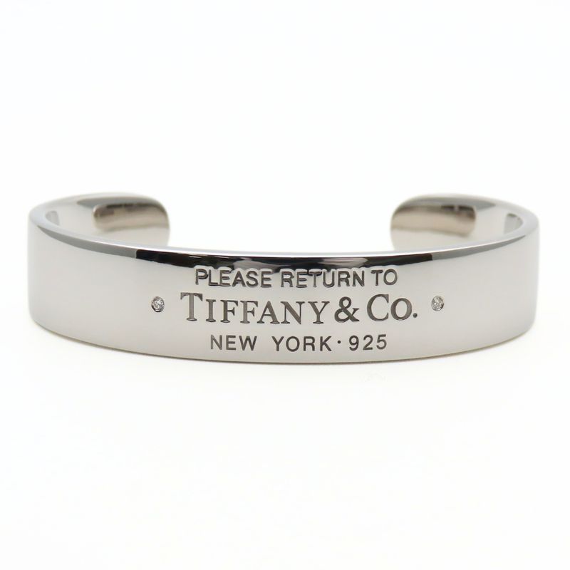 Tiffany & Co Bangle Return to Cuff 925 Silver Approx 32.3g Silver 2pd Bracelet