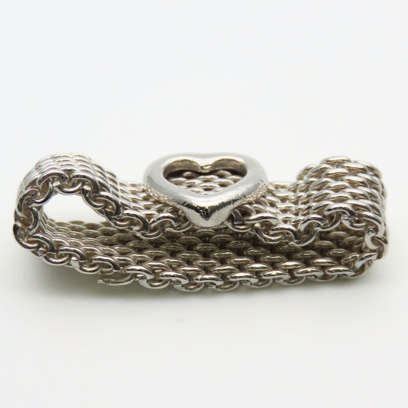 Tiffany & Co Ring - Somerset Heart 925 Silver Approx 4.8g Silver Accessories