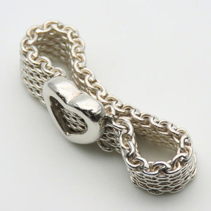 Tiffany & Co Ring - Somerset Heart 925 Silver Approx 4.8g Silver Accessories