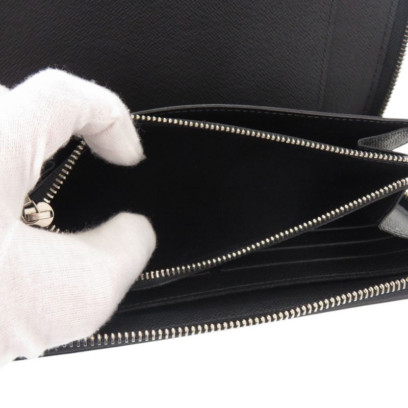 Louis Vuitton Zippy Organizer Epi Black M63852 Long Wallet LV 1074 Louis Vuitton