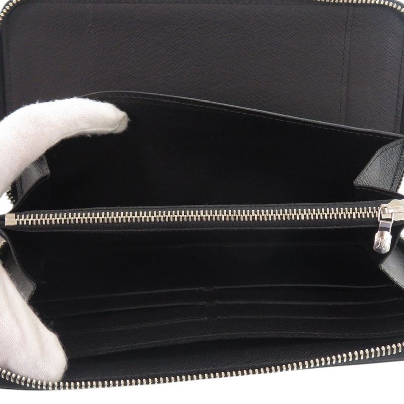 Louis Vuitton Zippy Organizer Epi Black M63852 Long Wallet LV 1074 Louis Vuitton