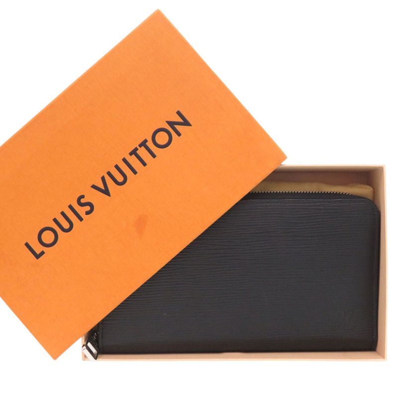 Louis Vuitton Zippy Organizer Epi Black M63852 Long Wallet LV 1074 Louis Vuitton