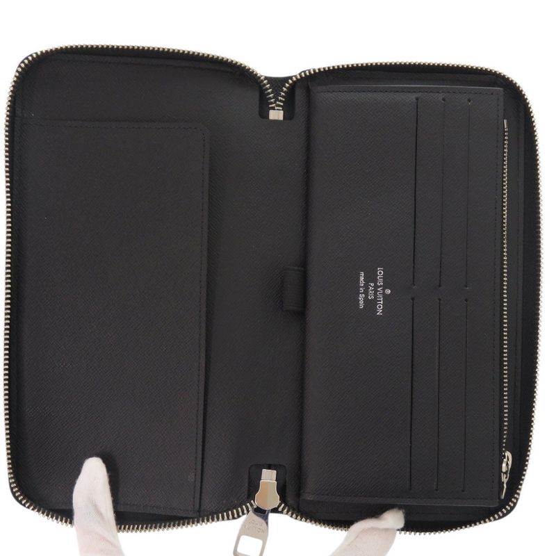 Louis Vuitton Zippy Organizer Epi Black M63852 Long Wallet LV 1074 Louis Vuitton