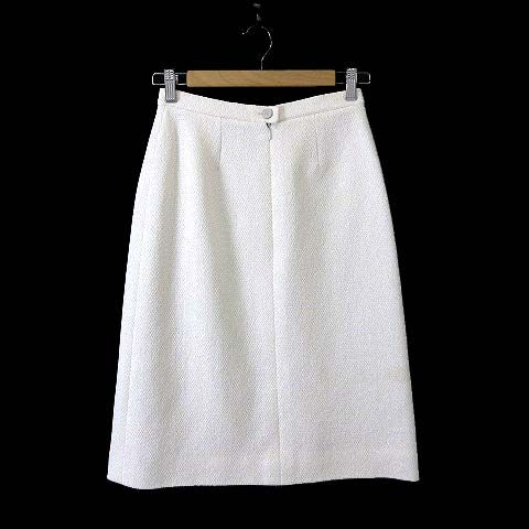 Chanel 00T Skirt Suit Top And Bottom Setup Tweed Coco Mark Metal Button Beaded