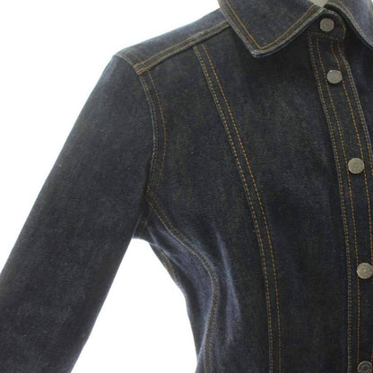 Gucci Sherry Line G Jean Denim Jacket 38 Indigo Blue 203-1267-7183 KU