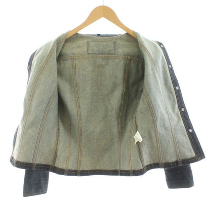 Gucci Sherry Line G Jean Denim Jacket 38 Indigo Blue 203-1267-7183 KU