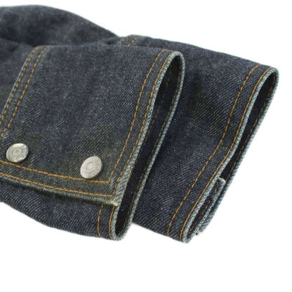 Gucci Sherry Line G Jean Denim Jacket 38 Indigo Blue 203-1267-7183 KU