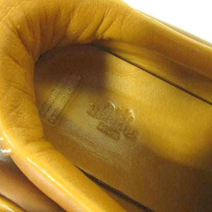 Hermes Quick Sneakers H Logo Leather Cowhide Low Cut 35.5 Brown - MNK3