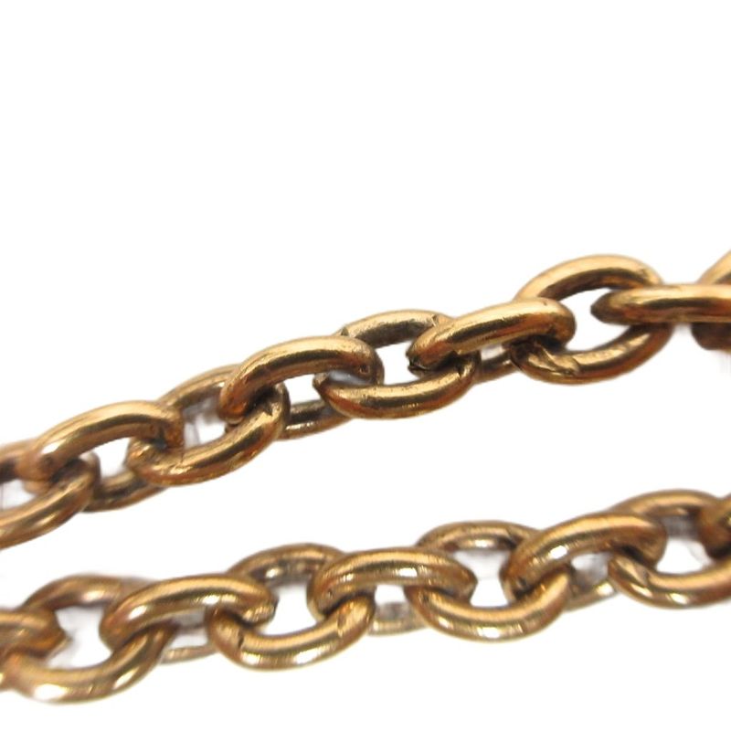 Chanel 31 RUE Cambon Vintage Coin Necklace Pendant Logo Plate Chain Medal GP