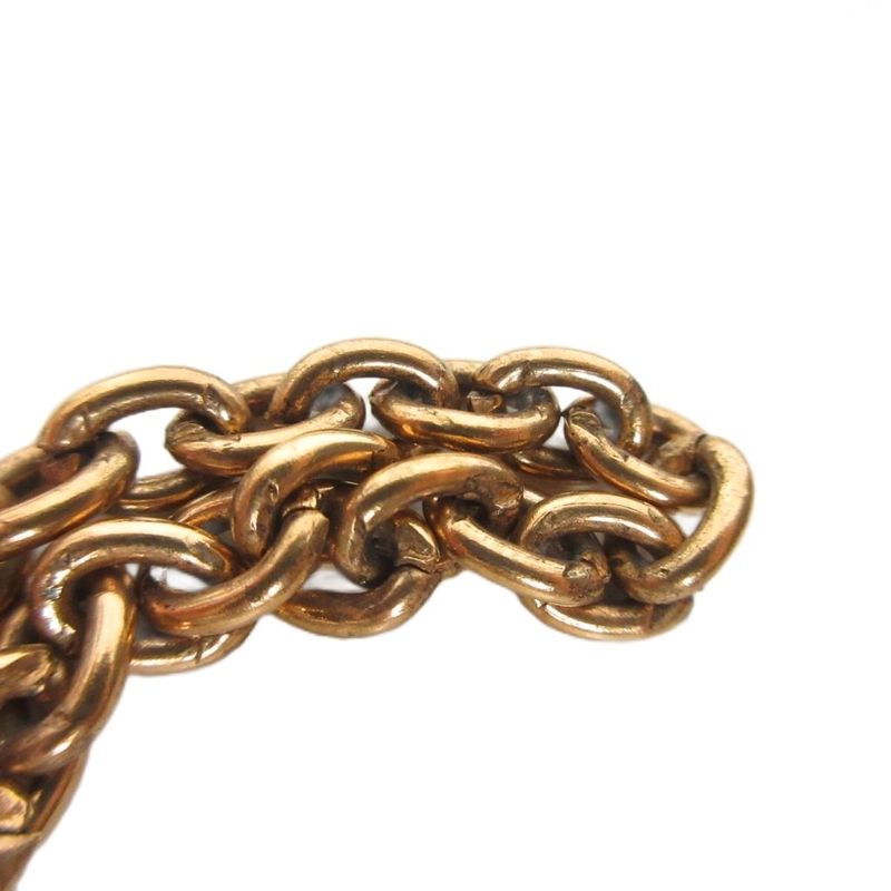 Chanel 31 RUE Cambon Vintage Coin Necklace Pendant Logo Plate Chain Medal GP