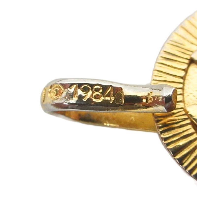 Chanel Rare 1984 Triple Coco Mark 3 Rings Chain Belt Vintage GP Plated Gold