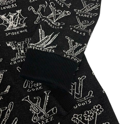 Louis Vuitton LV Trees Zip Jacket Blouson Rm211m ZMH Hky21w Cotton Logo Long