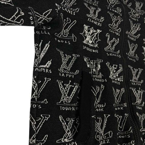 Louis Vuitton LV Trees Zip Jacket Blouson Rm211m ZMH Hky21w Cotton Logo Long