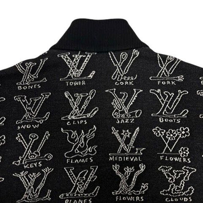 Louis Vuitton LV Trees Zip Jacket Blouson Rm211m ZMH Hky21w Cotton Logo Long