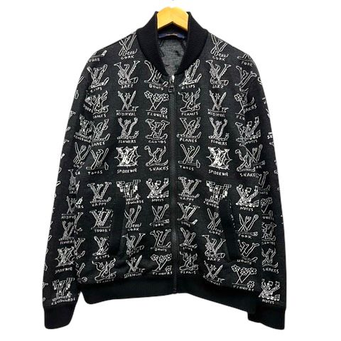 Louis Vuitton LV Trees Zip Jacket Blouson Rm211m ZMH Hky21w Cotton Logo Long