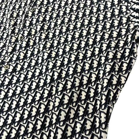 Dior Oblique Overshirt 023m550at099 Oblique Jacquard Shirt Cotton Logo Total
