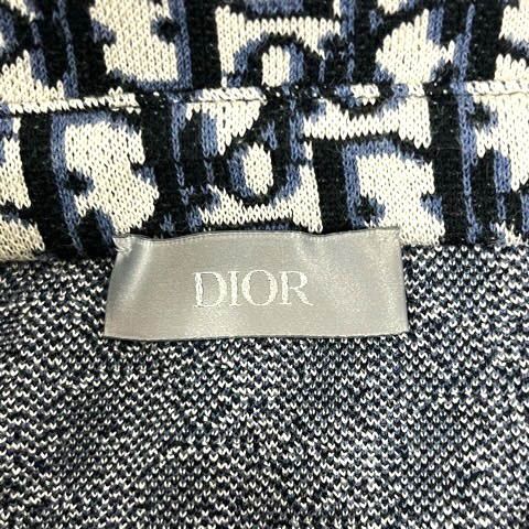 Dior Oblique Overshirt 023m550at099 Oblique Jacquard Shirt Cotton Logo Total