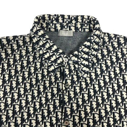 Dior Oblique Overshirt 023m550at099 Oblique Jacquard Shirt Cotton Logo Total
