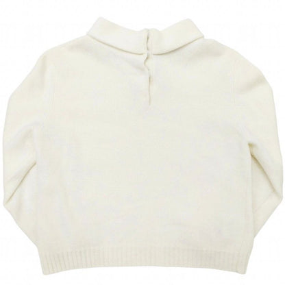 Prada 25SS Virgin WOOL KNIT Sweater High Neck Triangle Motif Long Sleeves